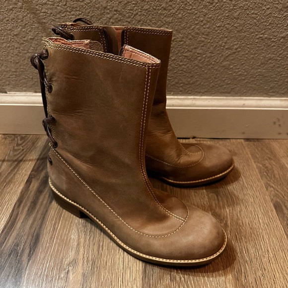 Anthropologie Shoes - Miss Albright Anthropologie boots in light brown suede